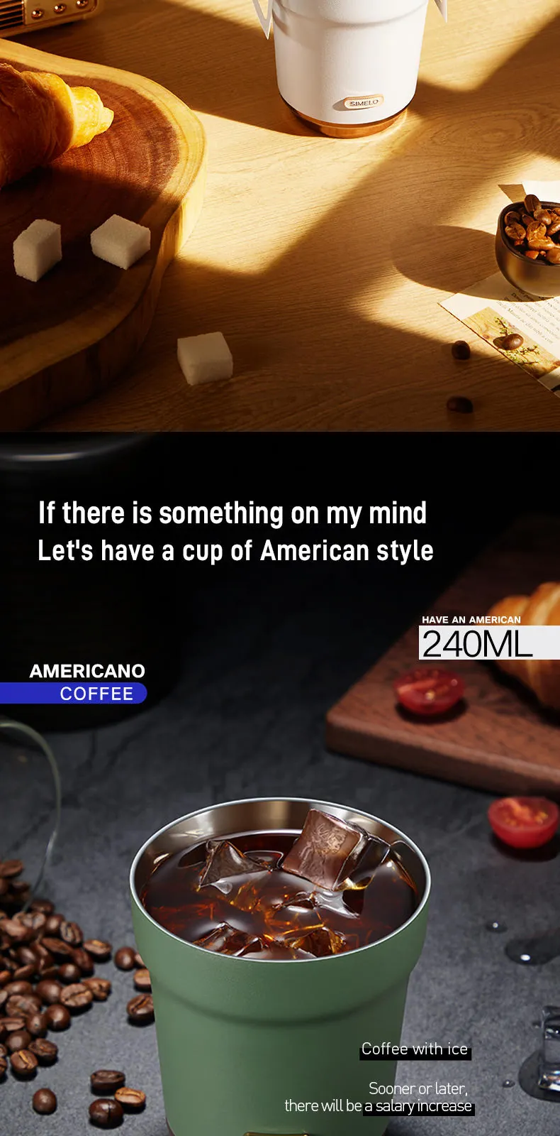 LT-050 Nordic Choice Milan 316L Vacuum Latte Cup — product detail