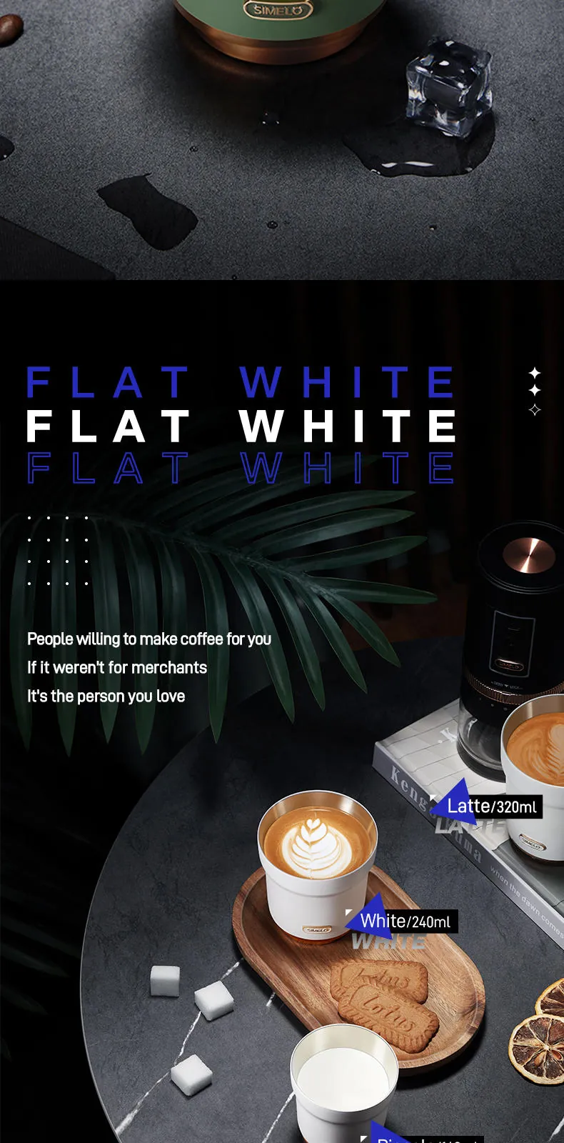 LT-050 Nordic Choice Milan 316L Vacuum Latte Cup — product detail